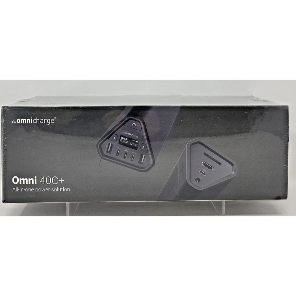 OmniCharge Omni 40C+ 38400mAh 142Wh Laptop Power Bank 100W USB-C HDMI NEW SEALED